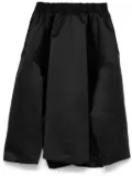 Black Comme Des Garçons panelled midi skirt