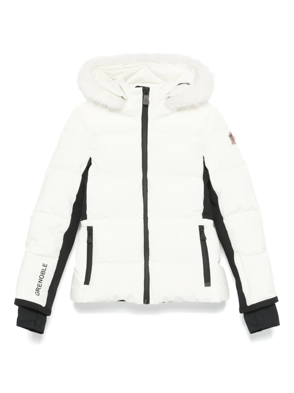 MONCLER GRENOBLE KIDS New Guyane donsjack Wit