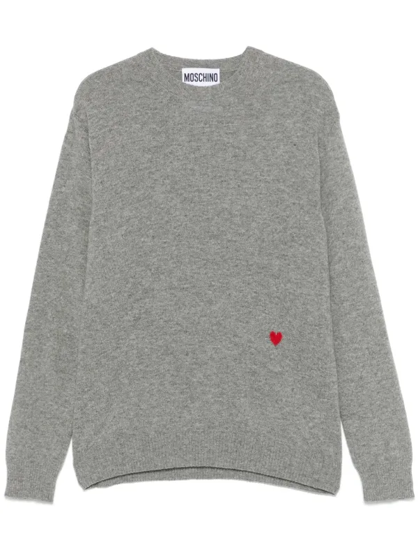Moschino heart sweater shop