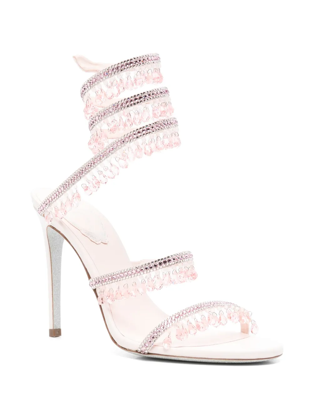 René Caovilla 110mm Chandelier sandals - Roze