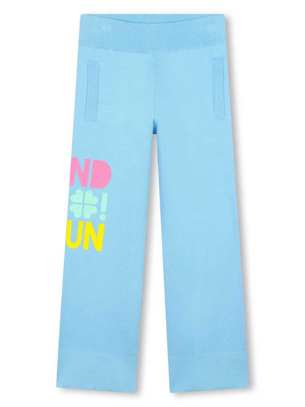 Billieblush knitted trousers | Blue | Image 1