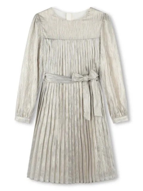 Billieblush pleated striped dress