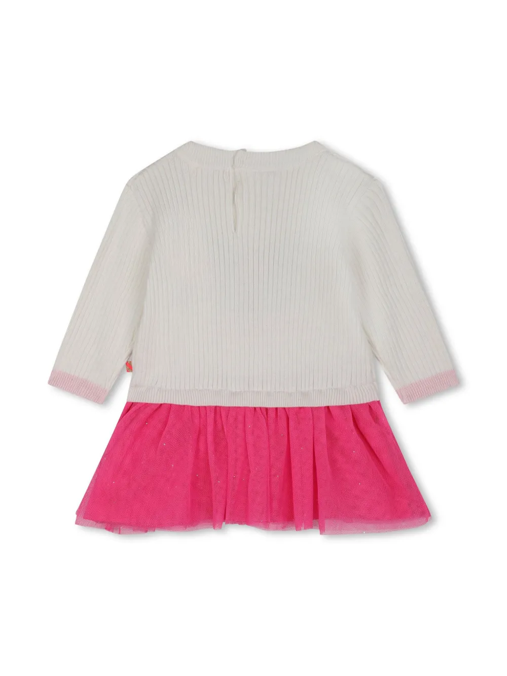 Billieblush Ribgebreide jurk en legging Wit