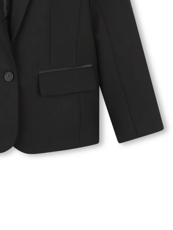 当社の Kids Voltaire & Zadig rhinestone-slogan Black | Blazer ヨガ・ピラティス