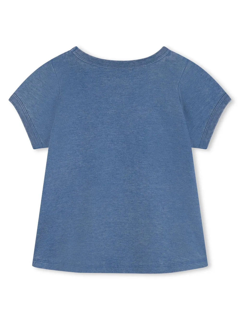zadig&voltairekids Zadig & Voltaire Kids T-shirt met logoprint - Blauw