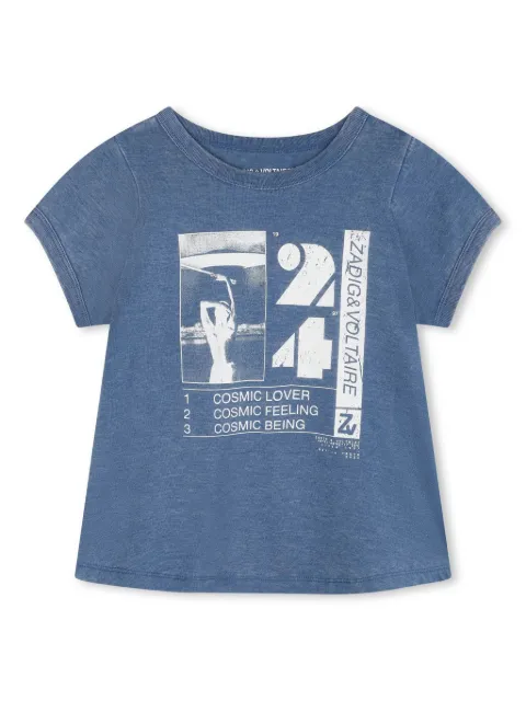 Zadig & Voltaire Kids logo-print T-shirt