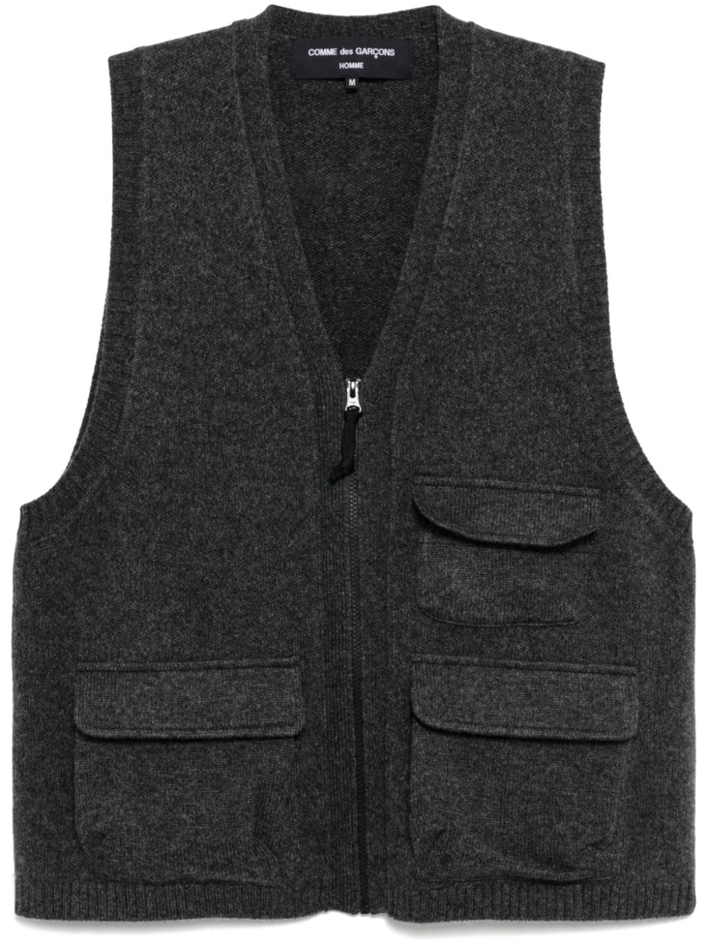 COMME DES GARÇONS HOMME DEUX ZIP-UP CARDIGAN 