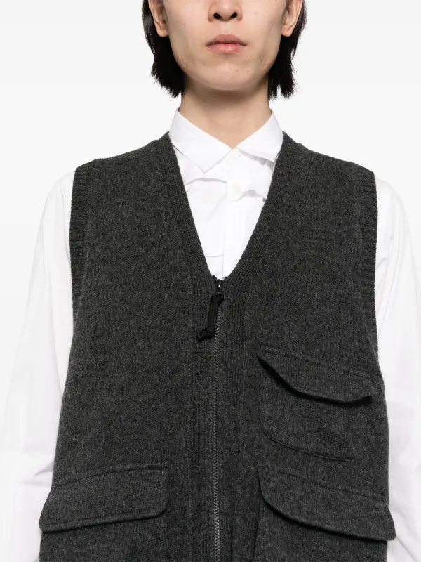 コムデギャルソンオム カーディガン AD2001 COMME des GARÇONS HOMME ジップアップ カーディガン