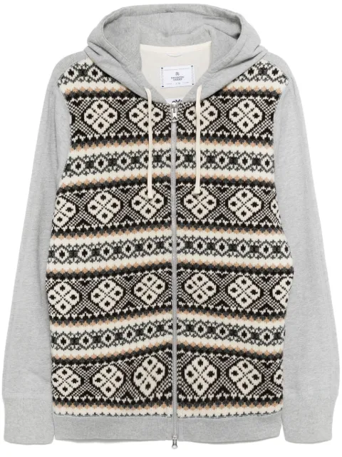 Junya Watanabe MAN zip-up hoodie
