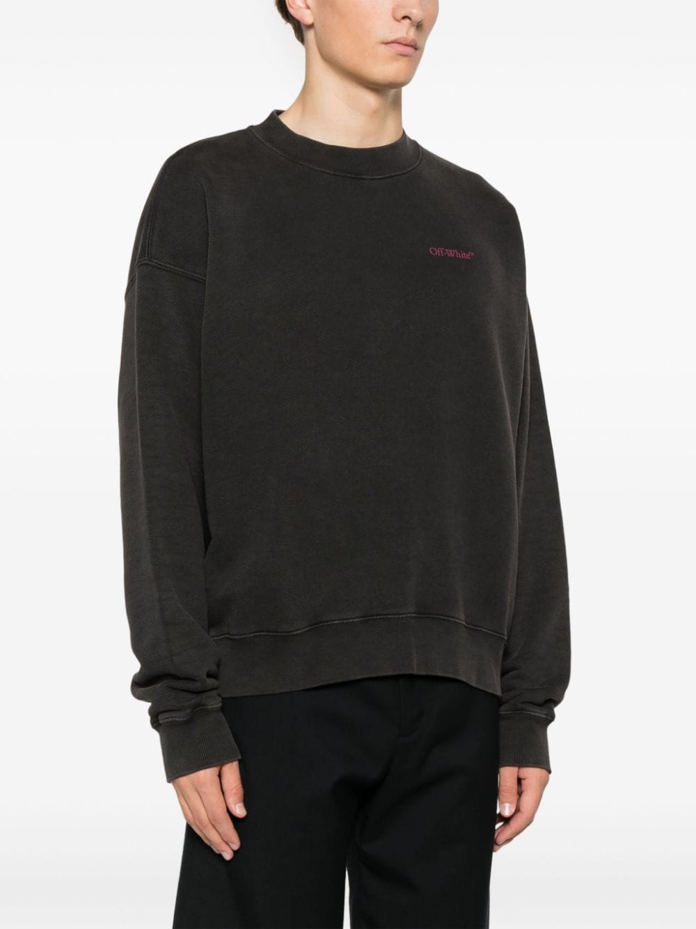 Shop Off-white Bacchus Skate Sweatshirt In Black