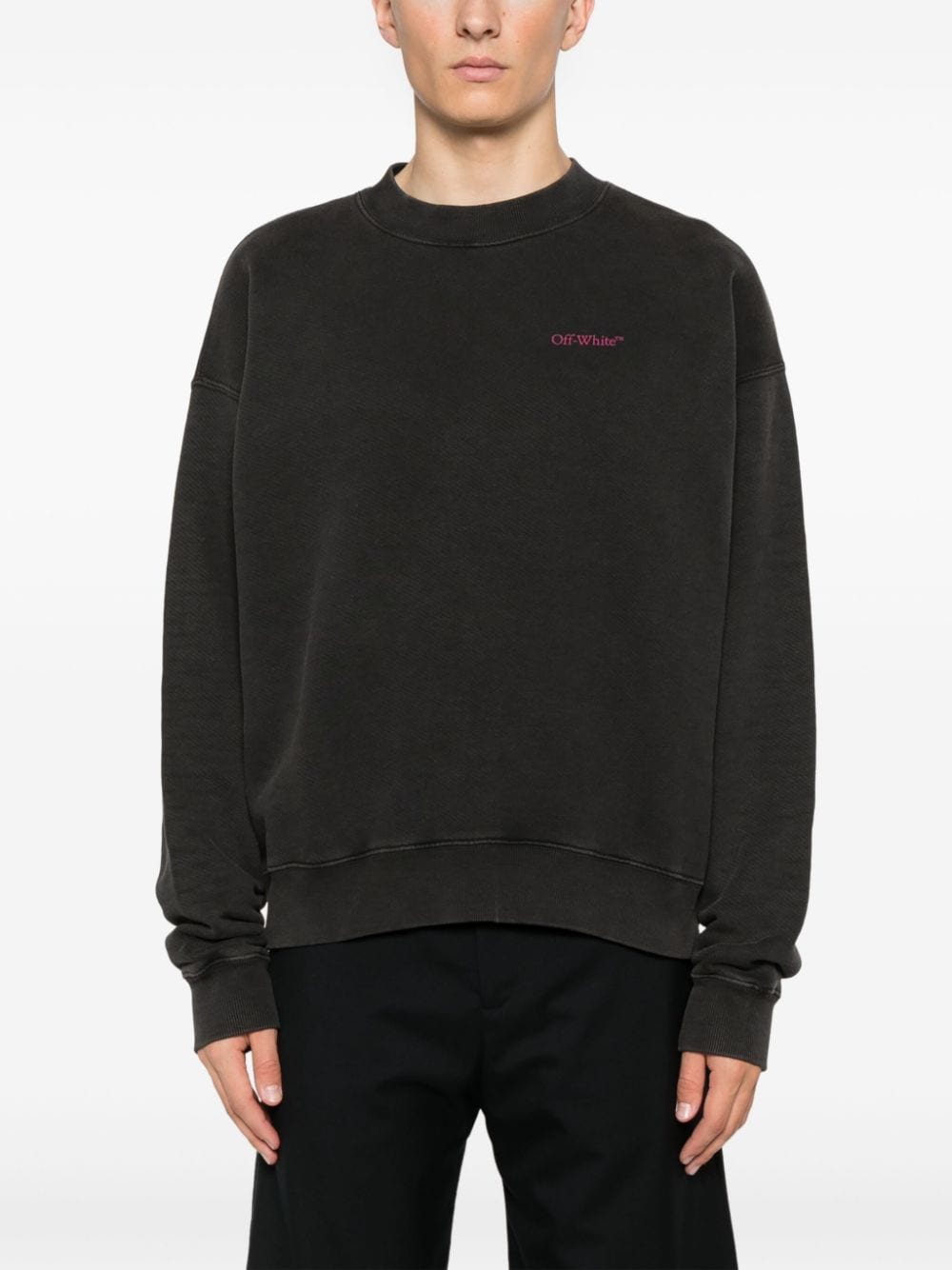 Shop Off-white Bacchus Skate Sweatshirt In Black