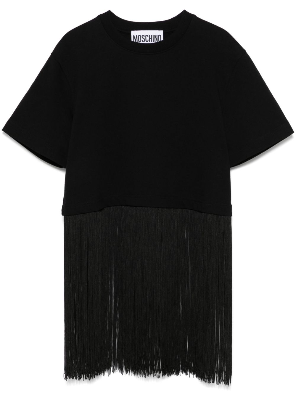 Moschino fringed T-shirt - Black