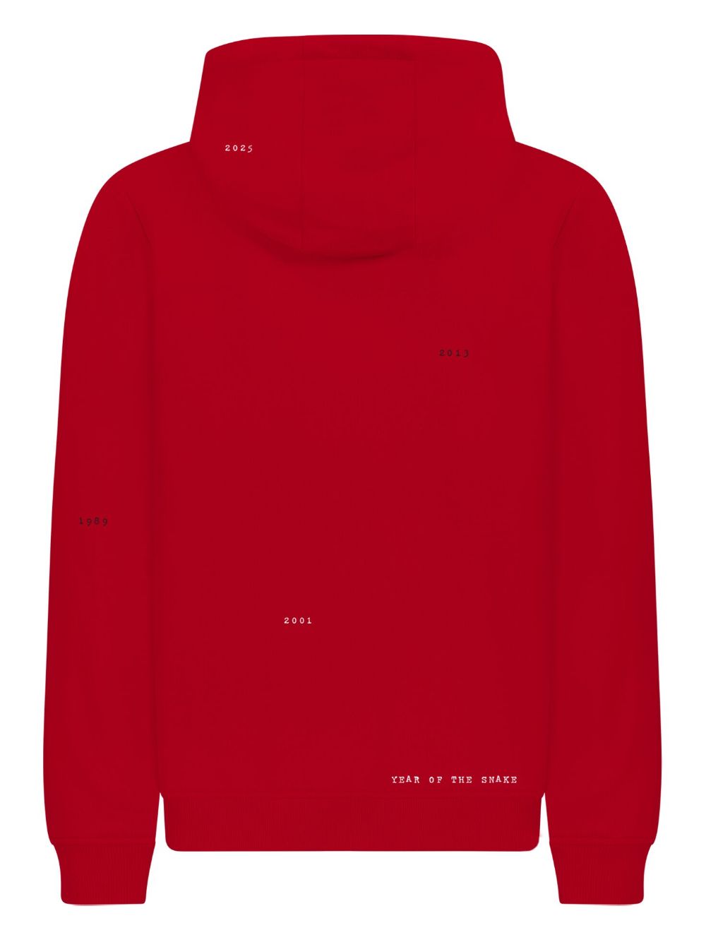 Mostly Heard Rarely Seen 8-Bit Hoodie met slangenprint - Rood