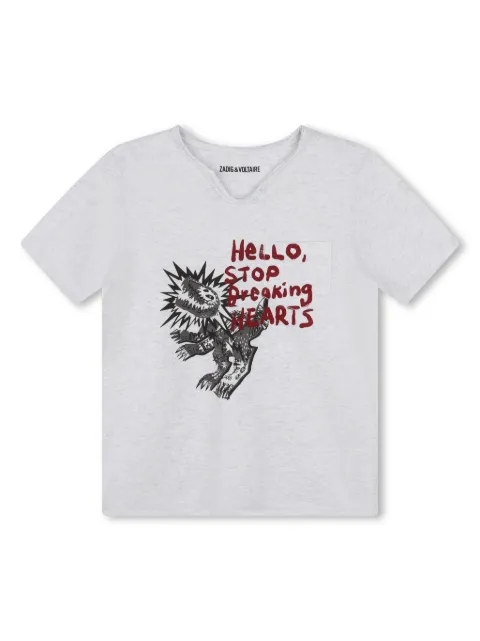 Zadig & Voltaire Kids تيشيرت بأكمام قصيرة