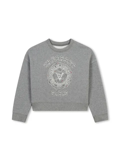 Zadig & Voltaire Kids logo-print sweatshirt