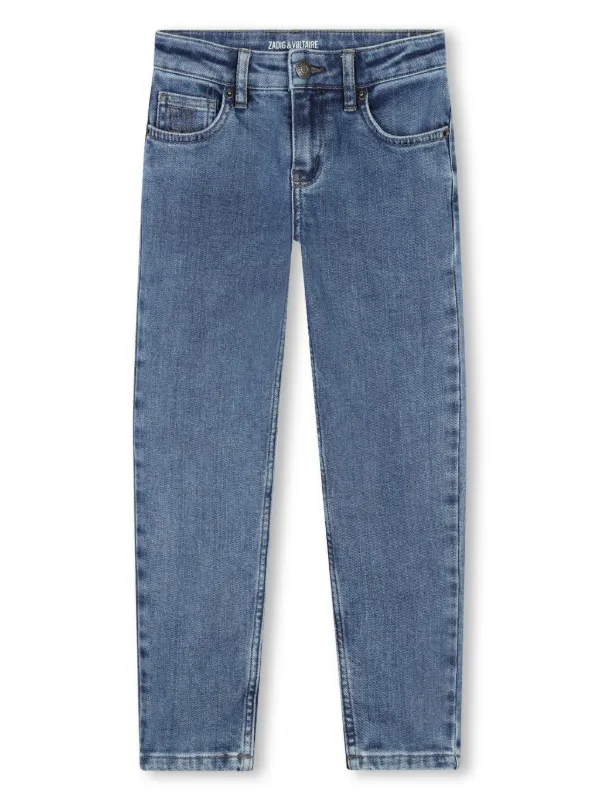 Zadig Voltaire Kids straight-leg Jeans Blue FARFETCH