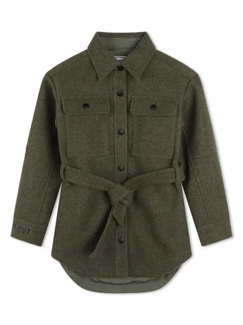 Zadig & Voltaire Kids Jaqueta com logo bordado
