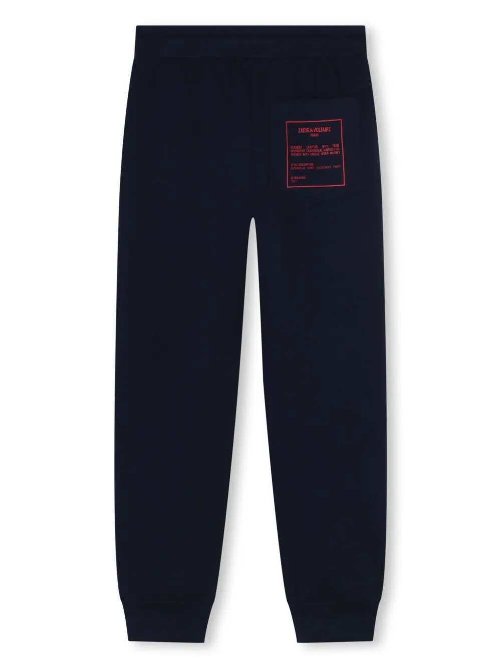 Zadig & Voltaire Kids Katoenen trainingsbroek - Blauw