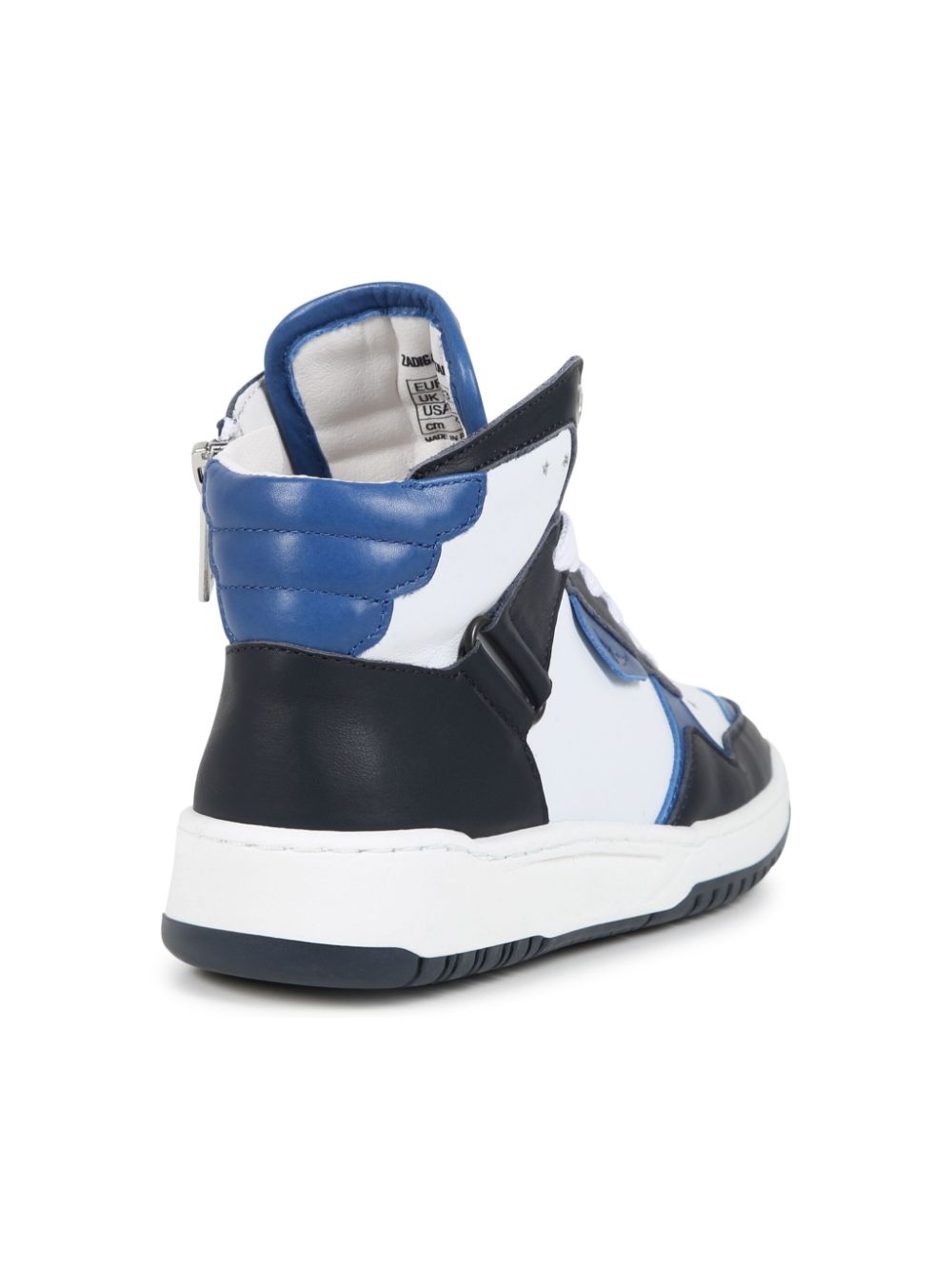 Zadig & Voltaire Kids Leren sneakers Wit