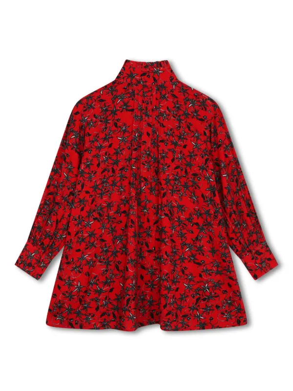 Zadig Voltaire Kids Floral Shirt Dress Red FARFETCH TR