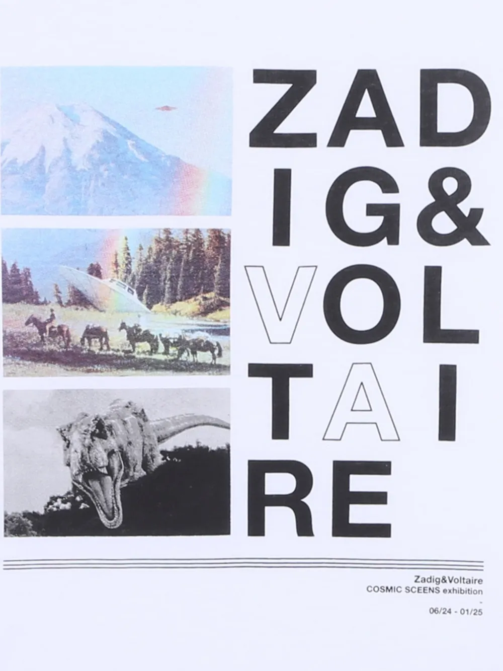 Zadig & Voltaire Kids T-shirt met korte mouwen Wit