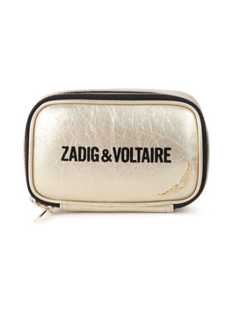 Zadig & Voltaire Kids logo-print shoulder bag 