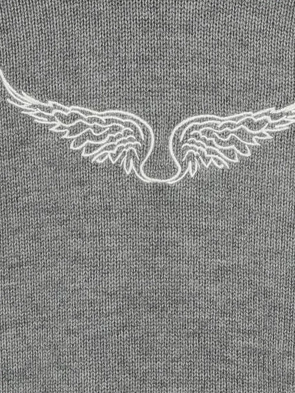 Zadig & Voltaire Kids Trui met geborduurd logo Grijs