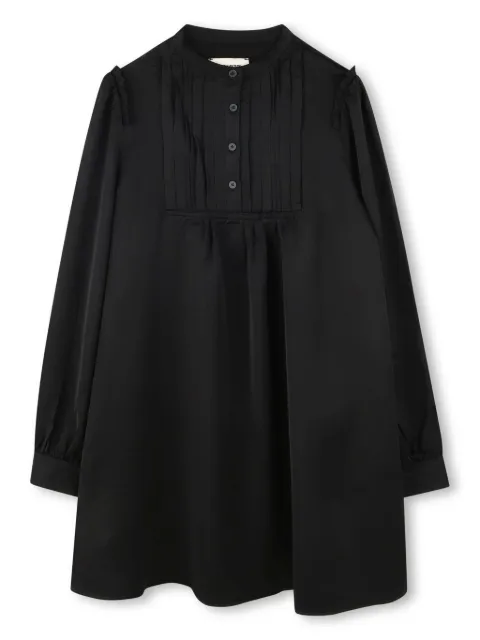 Zadig & Voltaire Kids pleat detail shirt dress