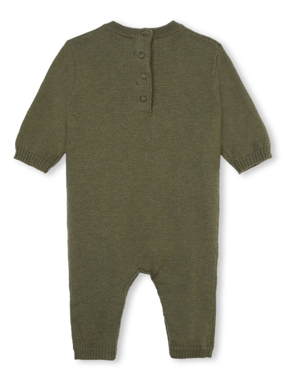 Zadig & Voltaire Kids Rock-perforated romper - Green