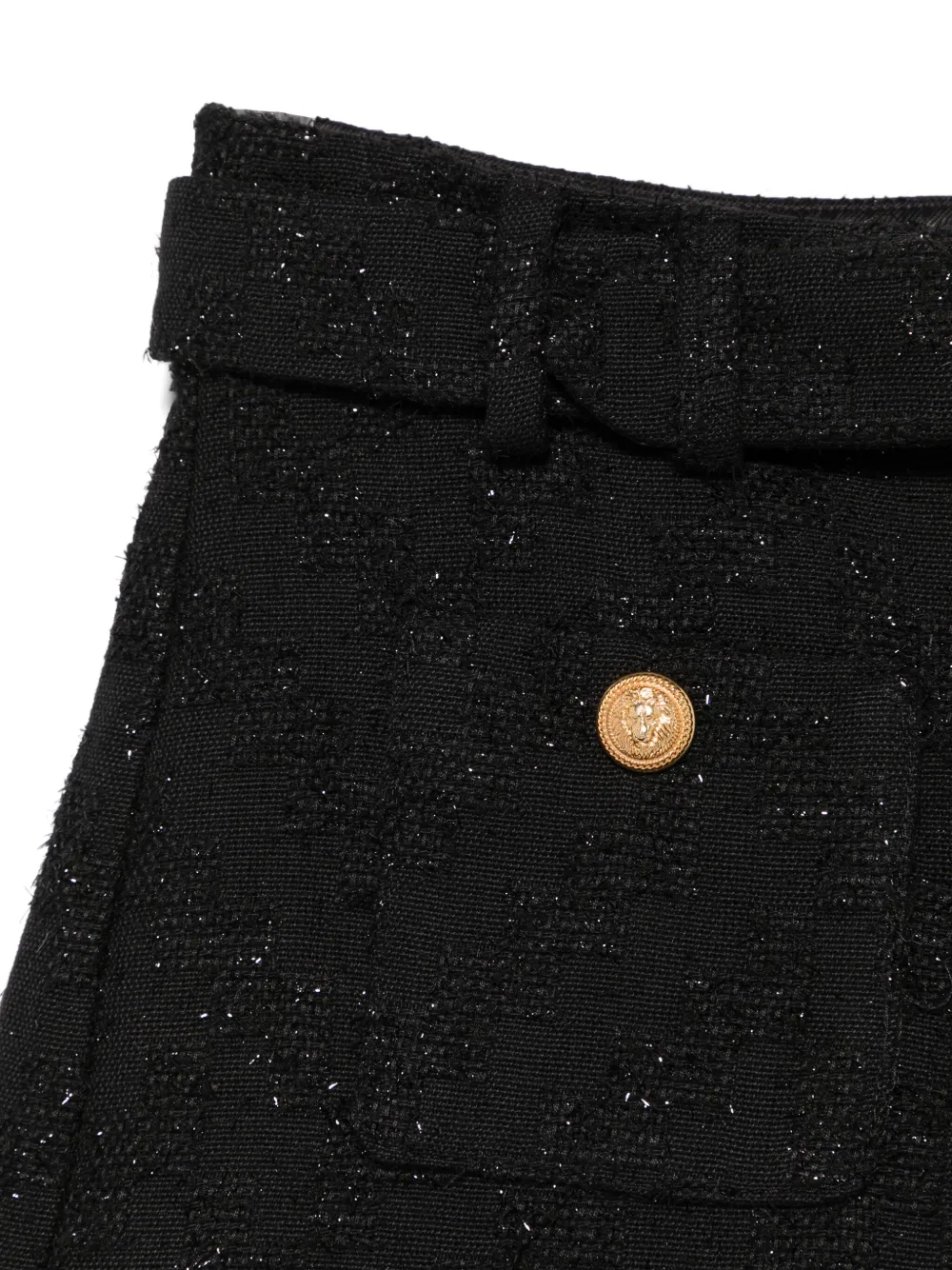BALMAIN TWEED SHORTS
