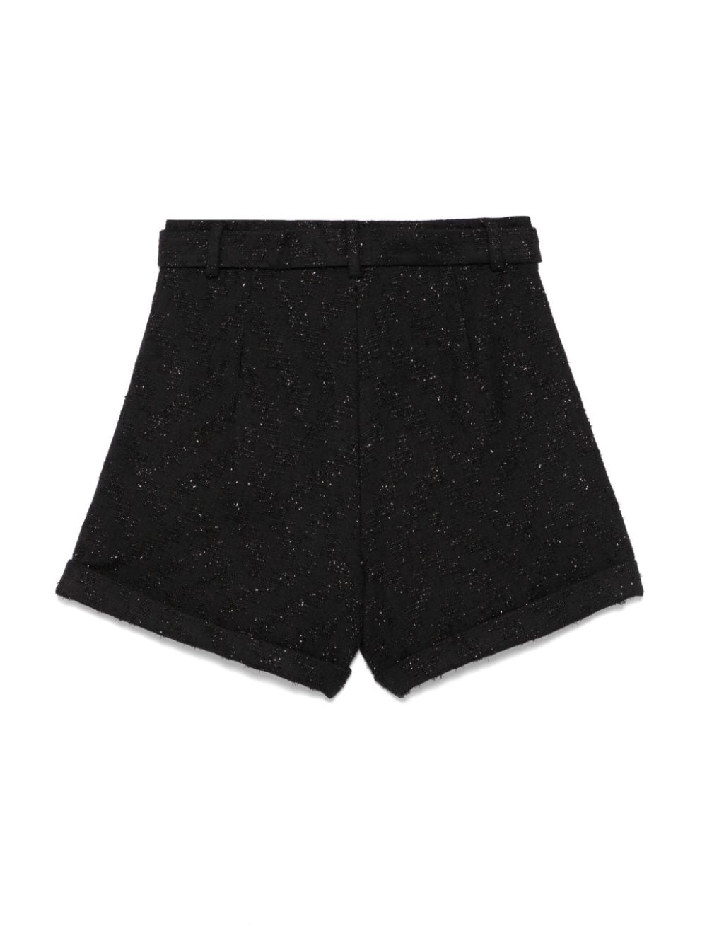 Balmain Kids Tweed shorts - Zwart