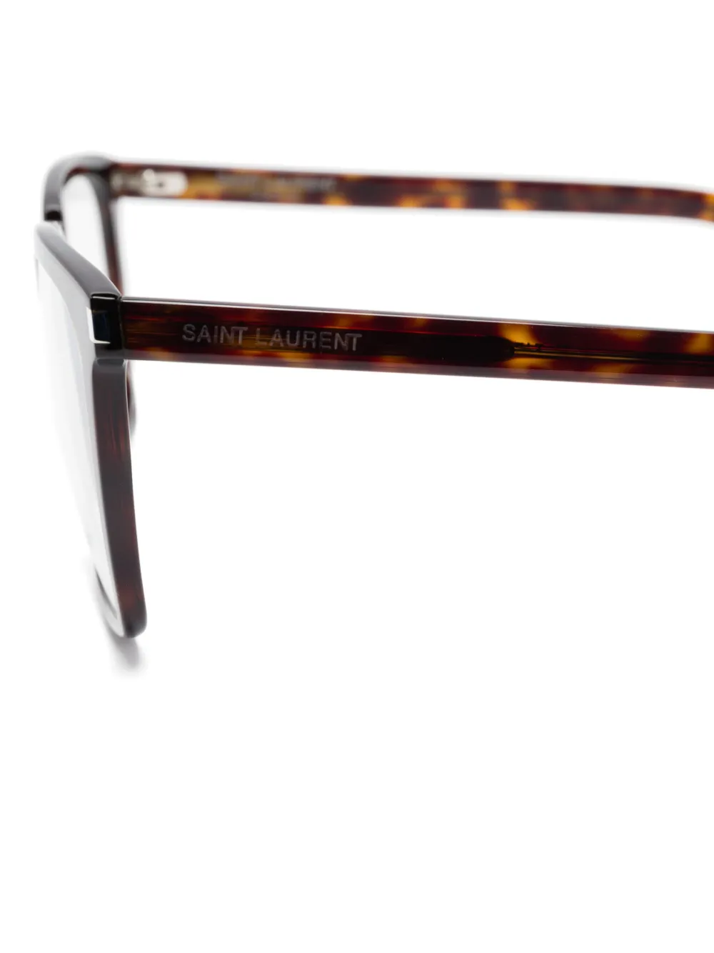 Saint Laurent Sl 717 Slim Glasses In Brown