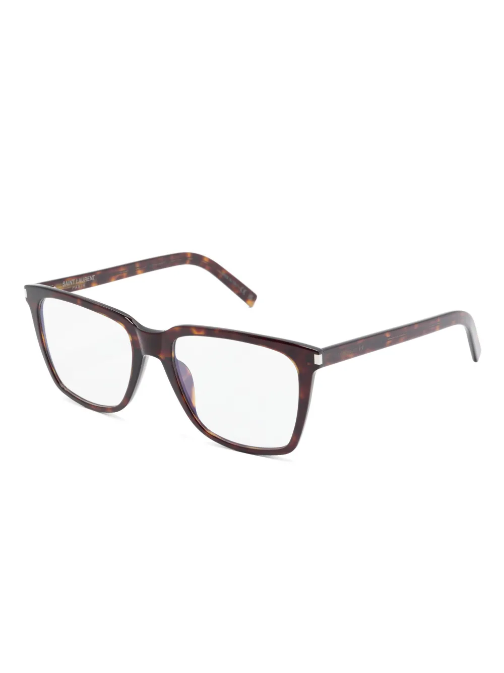 Saint Laurent Sl 717 Slim Glasses In Brown