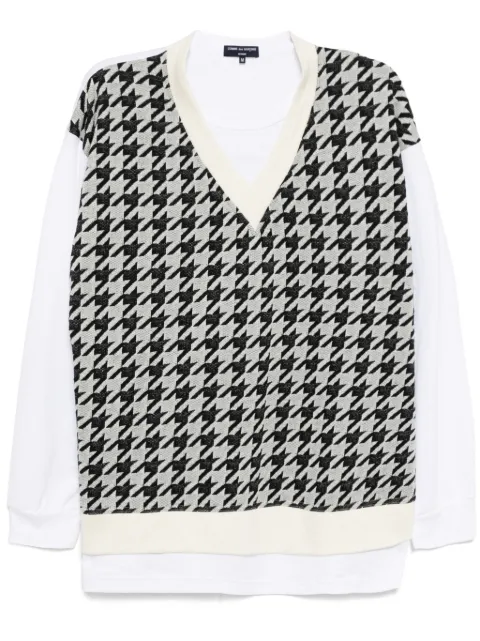 Comme des Garcons Homme houndstooth T-shirt Men