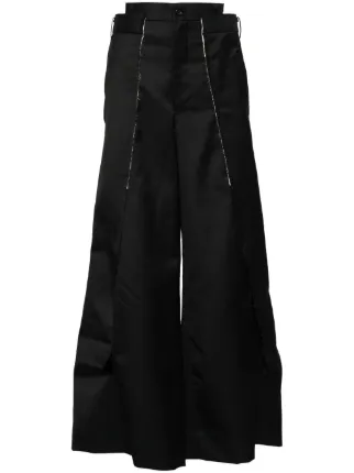 Comme Des Garçons Homme Plus ストレートパンツ | ブラック Comme Des Garçons Homme Plus ストレートパンツ | ブラック