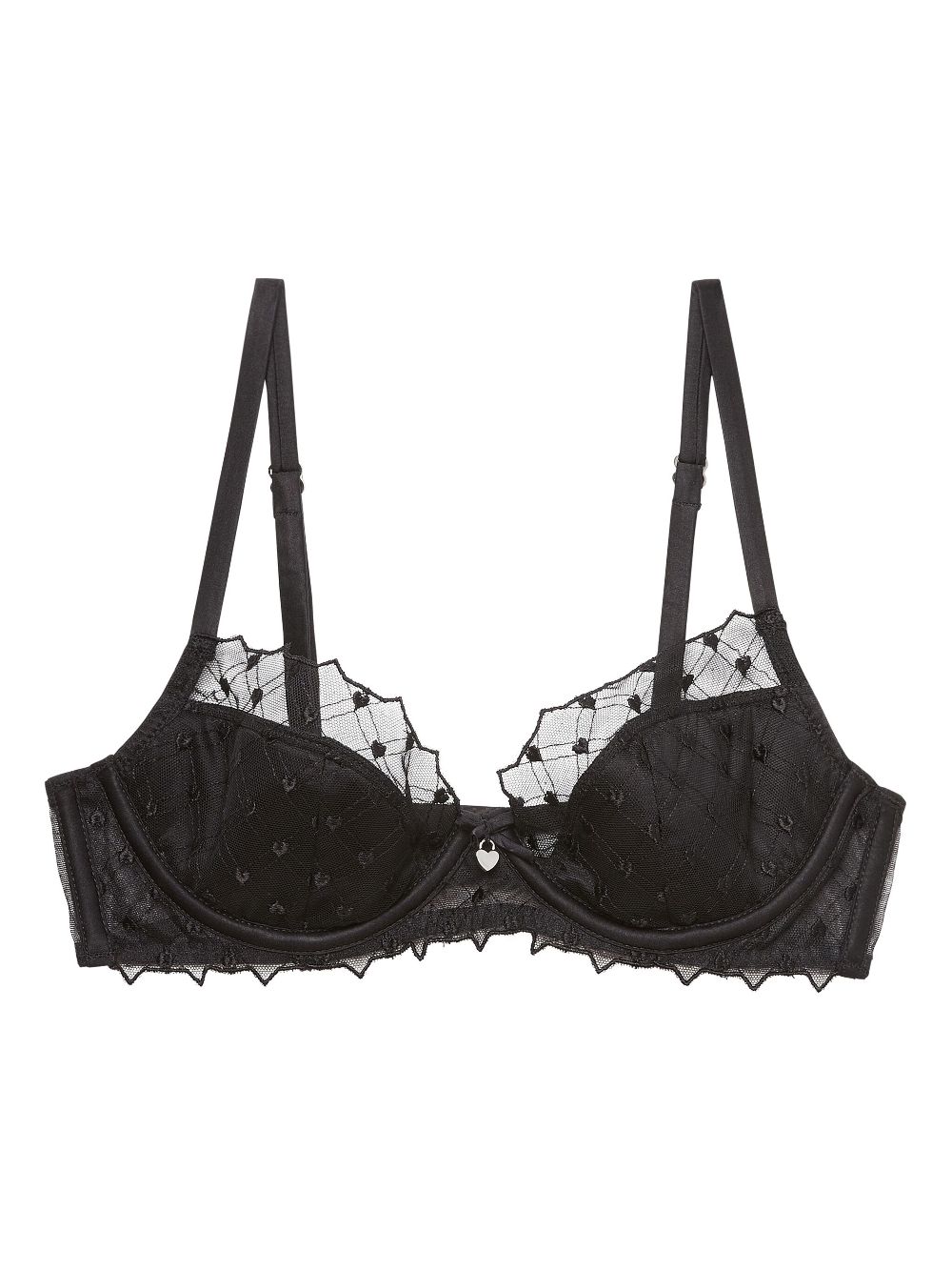 Fleur Du Mal Love Lock bra - Zwart