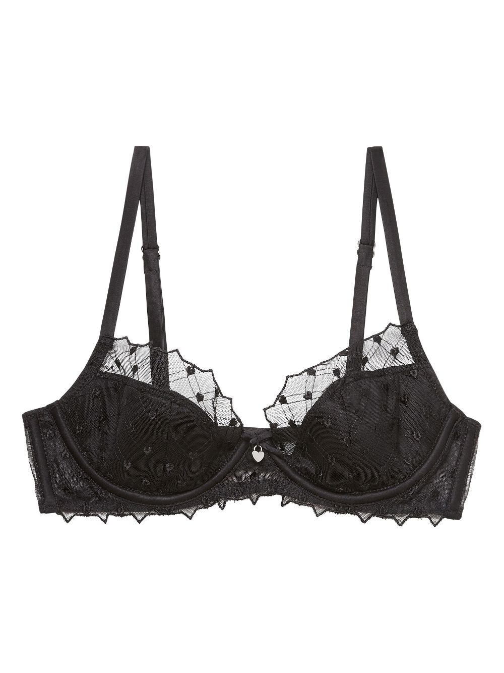 Fleur Du Mal Love Lock bra - Black