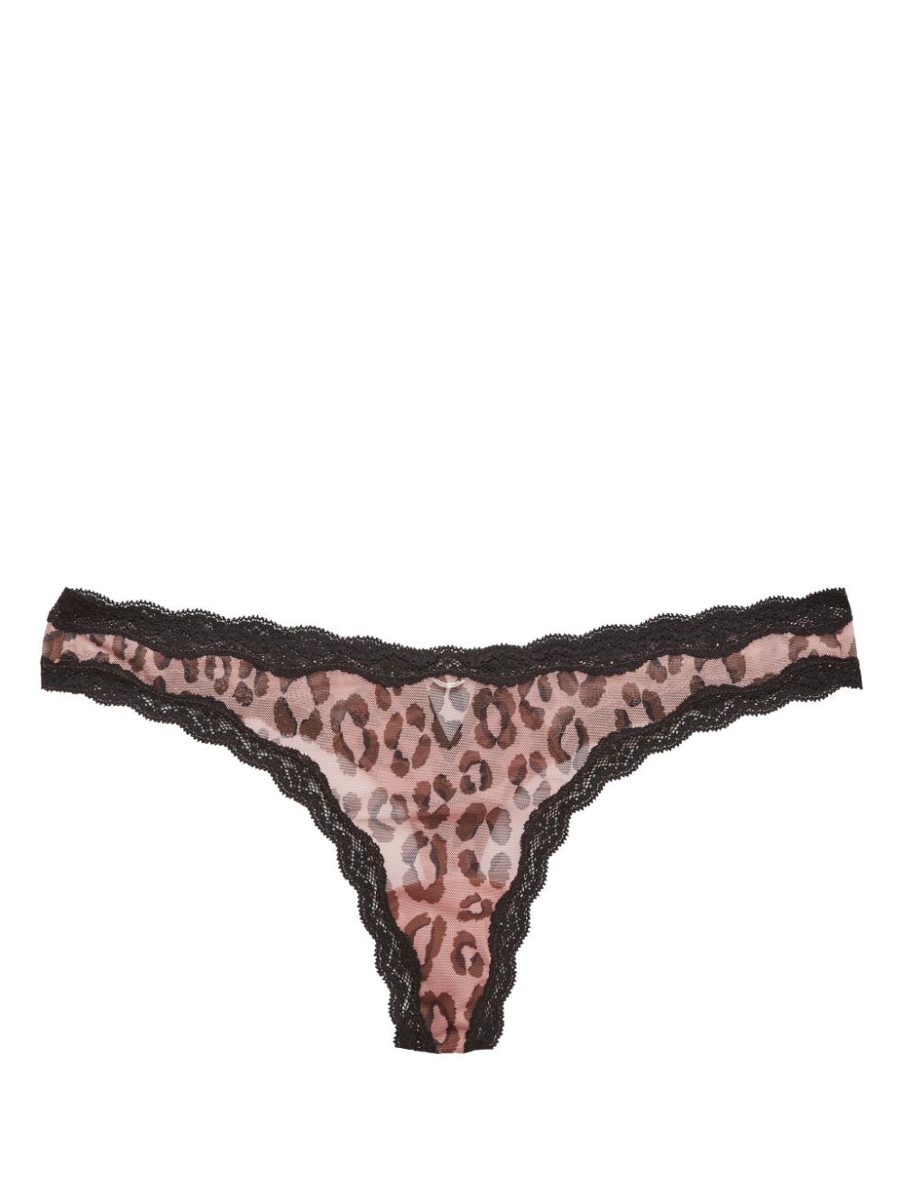 Fleur Du Mal String met luipaardprint Bruin