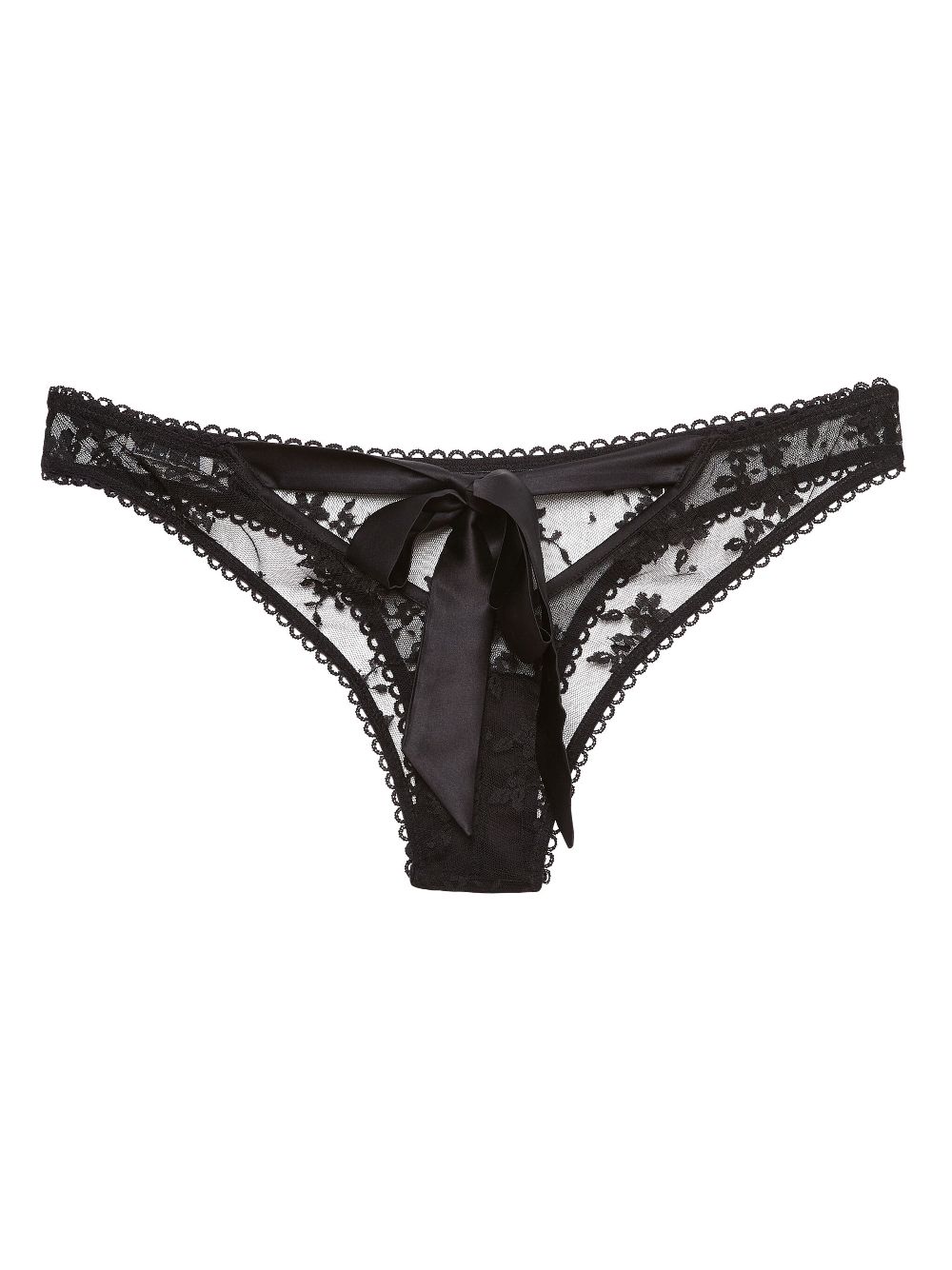 Fleur Du Mal Untie Me Cheeky thong - Black