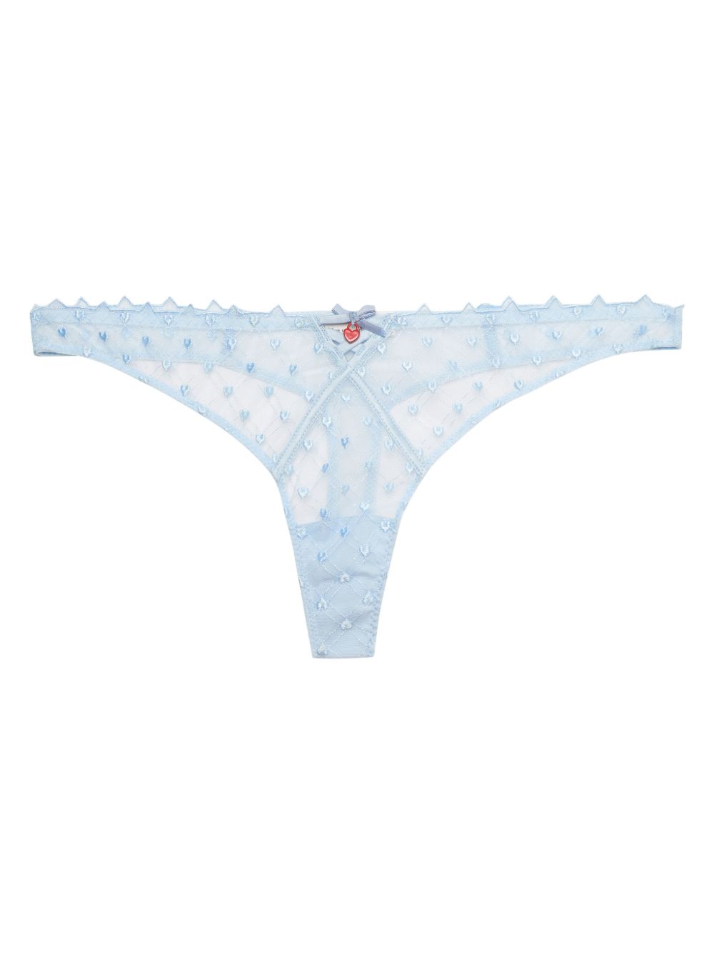 Fleur Du Mal Love Lock thong - Blue