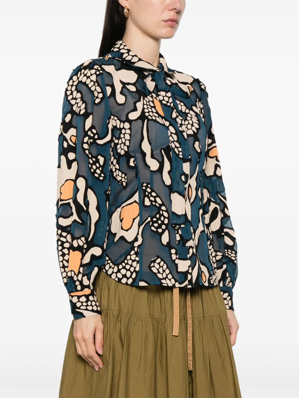 Ulla Johnson Hera Celestine blouse Blauw