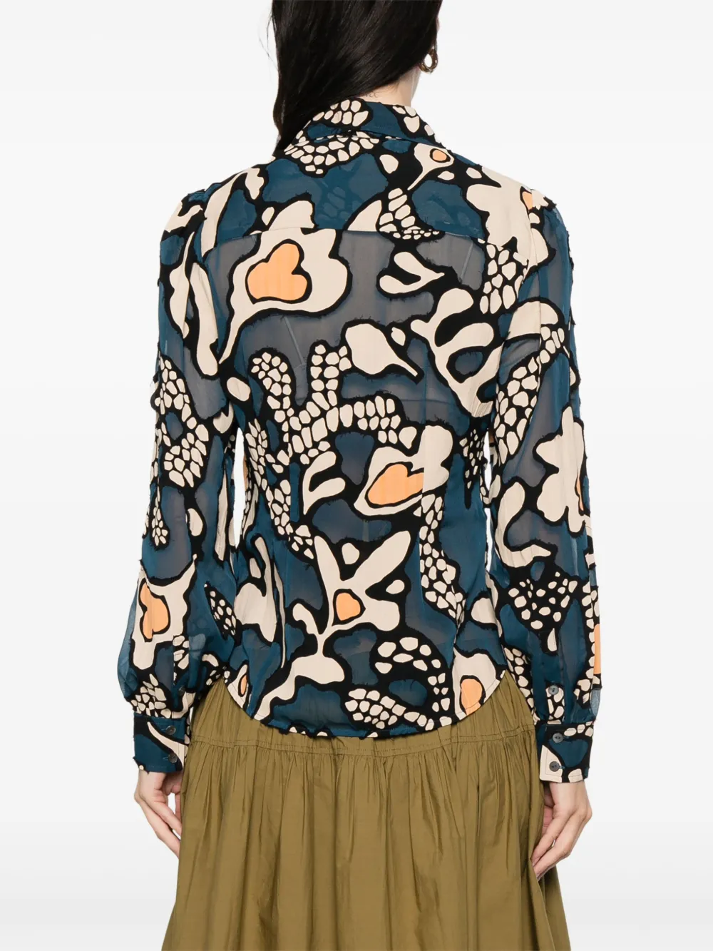 Ulla Johnson Hera Celestine blouse Blauw