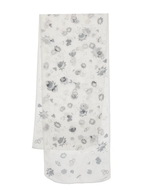 Giorgio Armani Pre-Owned 2000s floral-jacquard scarf