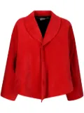 Comme Des Garçons Comme Des Garçons asymmetric hem jacket - Red