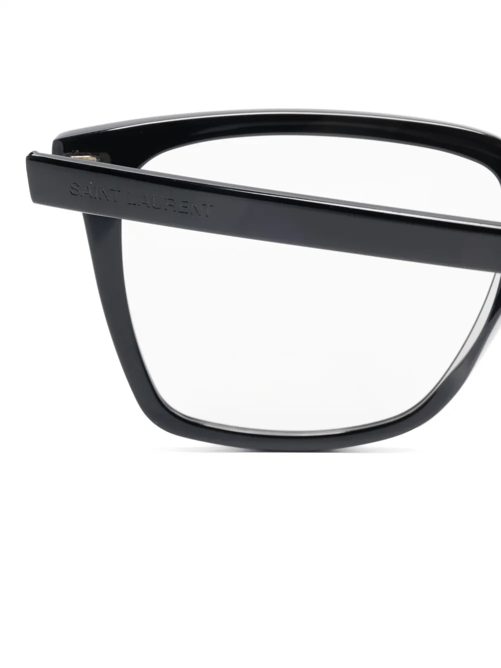  Saint Laurent Eyewear Slim Glasses - Black 
