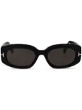 TOM FORD Eyewear oval-frame sunglasses - Black