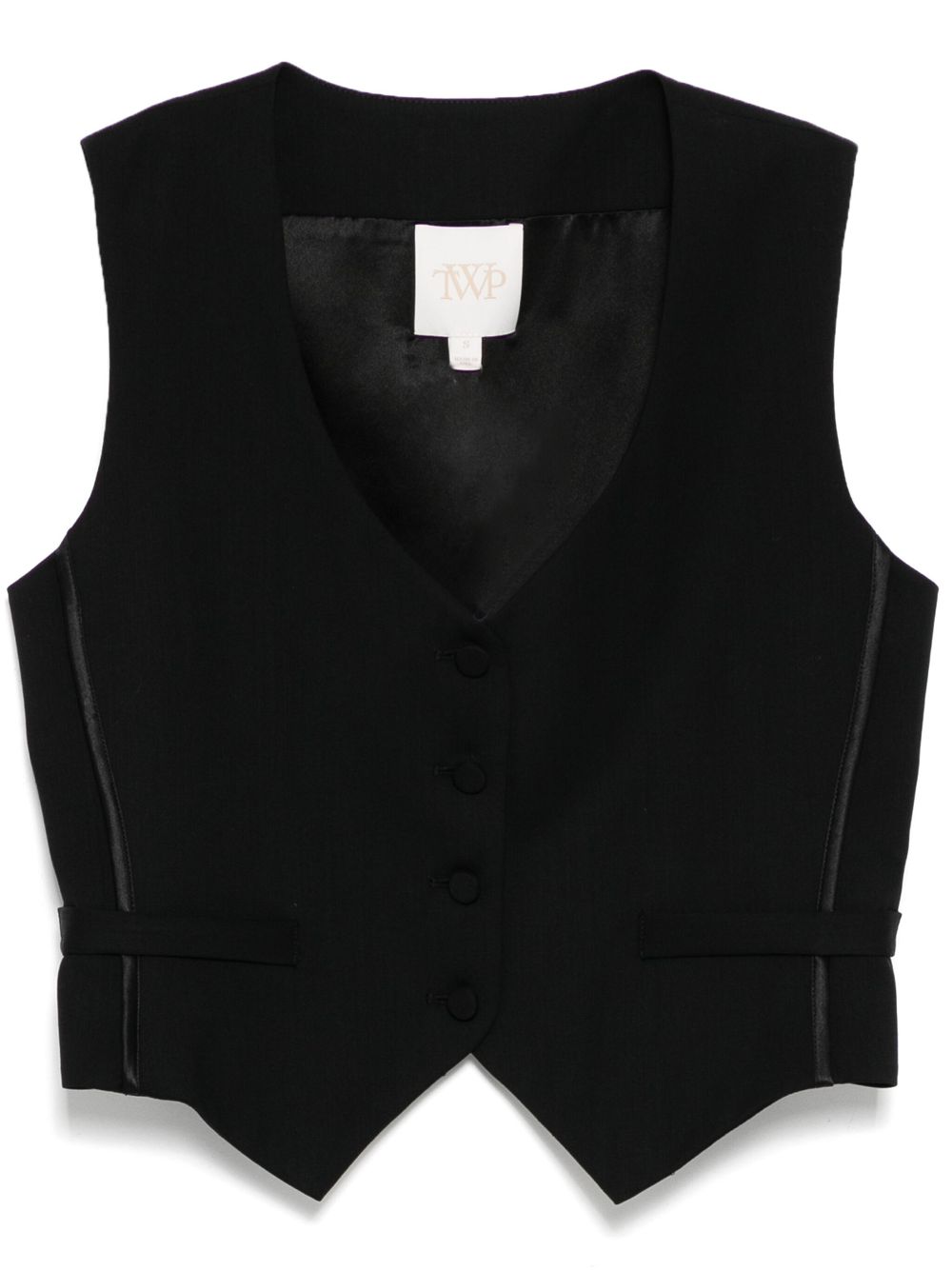 TWP Katherine Vest - Black