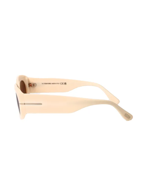 TOM FORD Eyewear オーバルフレーム サングラス | ニュートラル