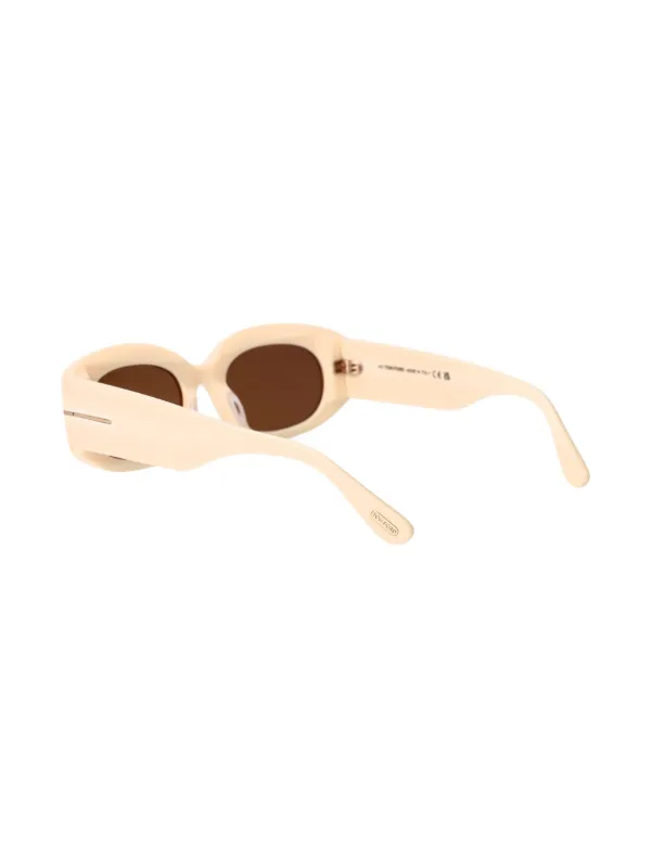 TOM FORD Eyewear オーバルフレーム サングラス | ニュートラル