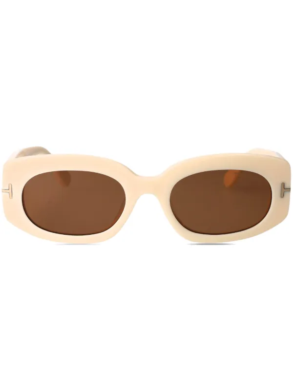 TOM FORD Eyewear オーバルフレーム サングラス | ニュートラル